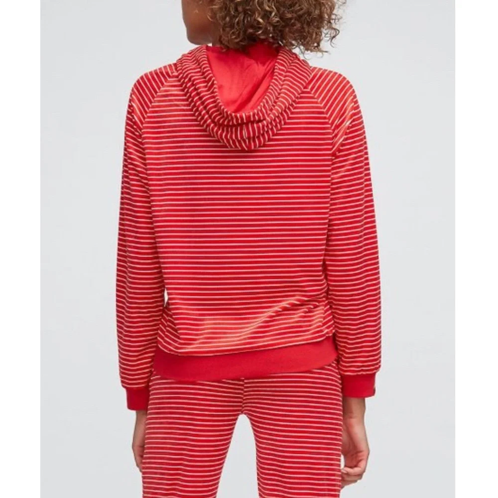 Vera Bradley Snow Stripe Polar Pullover Hoodie - Picture 2 of 9